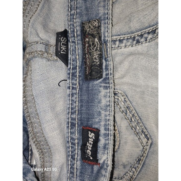 Silver Suki Mid Baby Boot W25L31 Light Wash Distressed - Picture 5 of 7